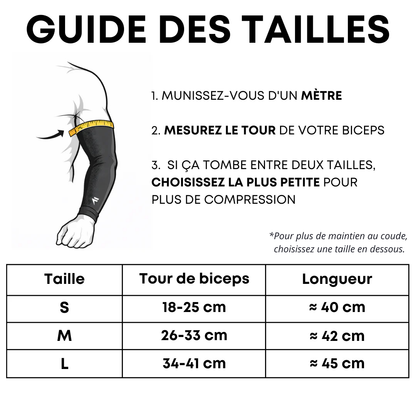 Manchons de compression pour bras